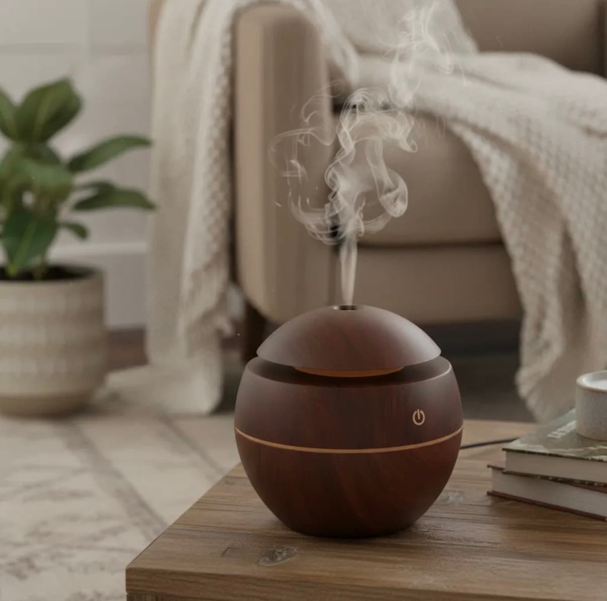 Humidificador Difusor Aromaterapia Led Pebetero 