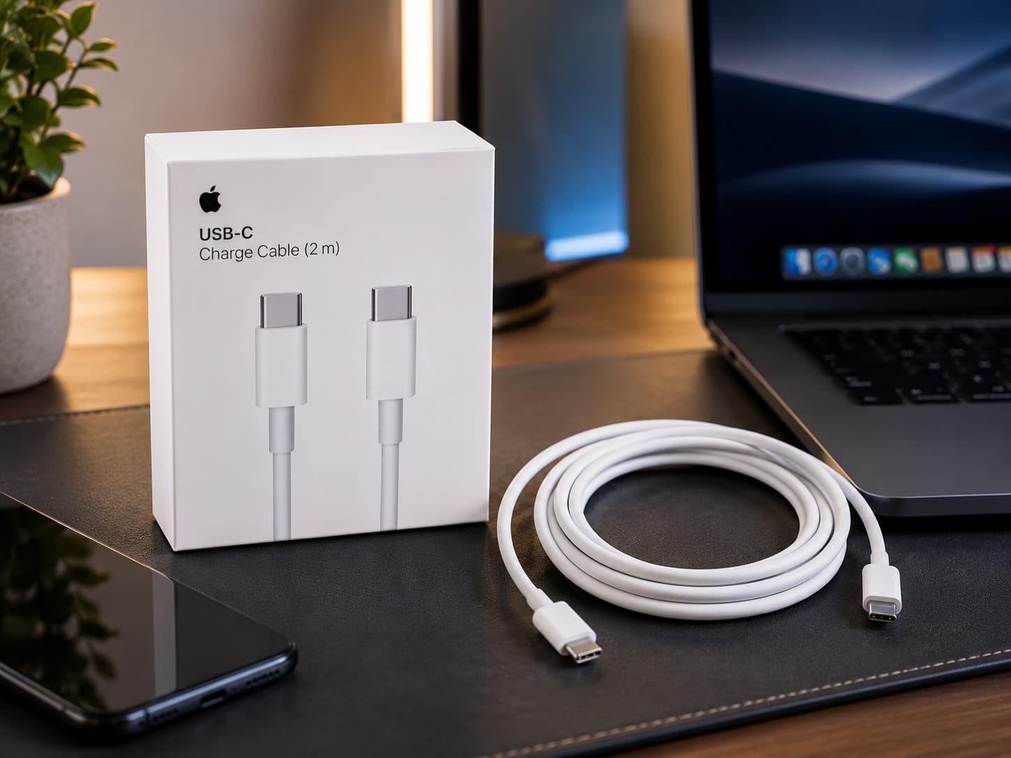 Cable Iphine Tipo C a Tipo C de 1M