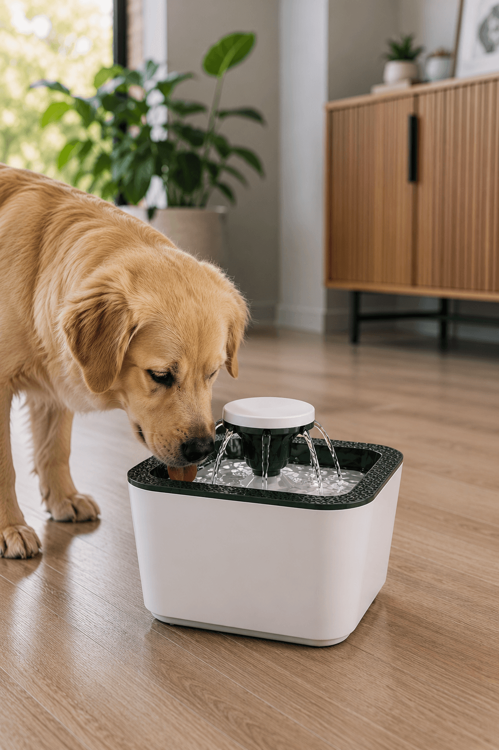 Fuente de Agua Automática para Perros y Gatos