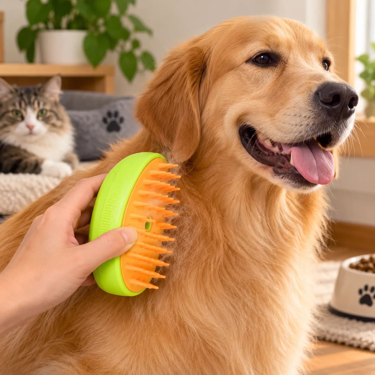 Cepillo a Vapor para Mascotas – Limpieza, Cuidado y Relajación