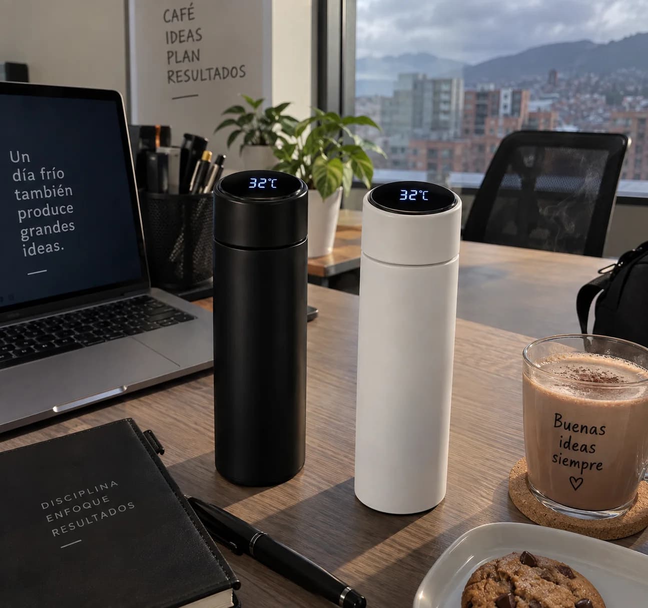 Termo para bebidas digital – 500 ml