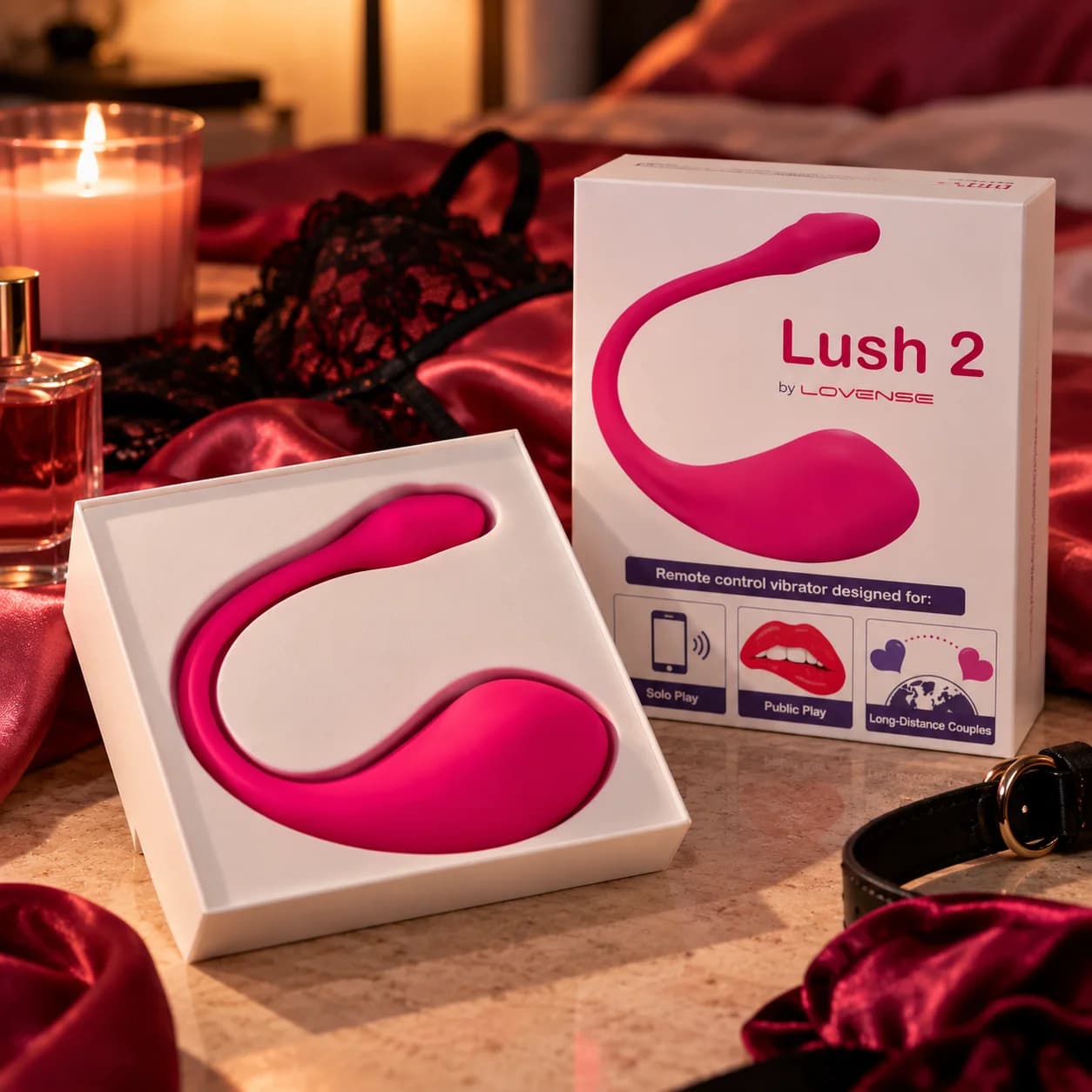 Lush 2 Lovense – Vibrador inteligente con control Bluetooth