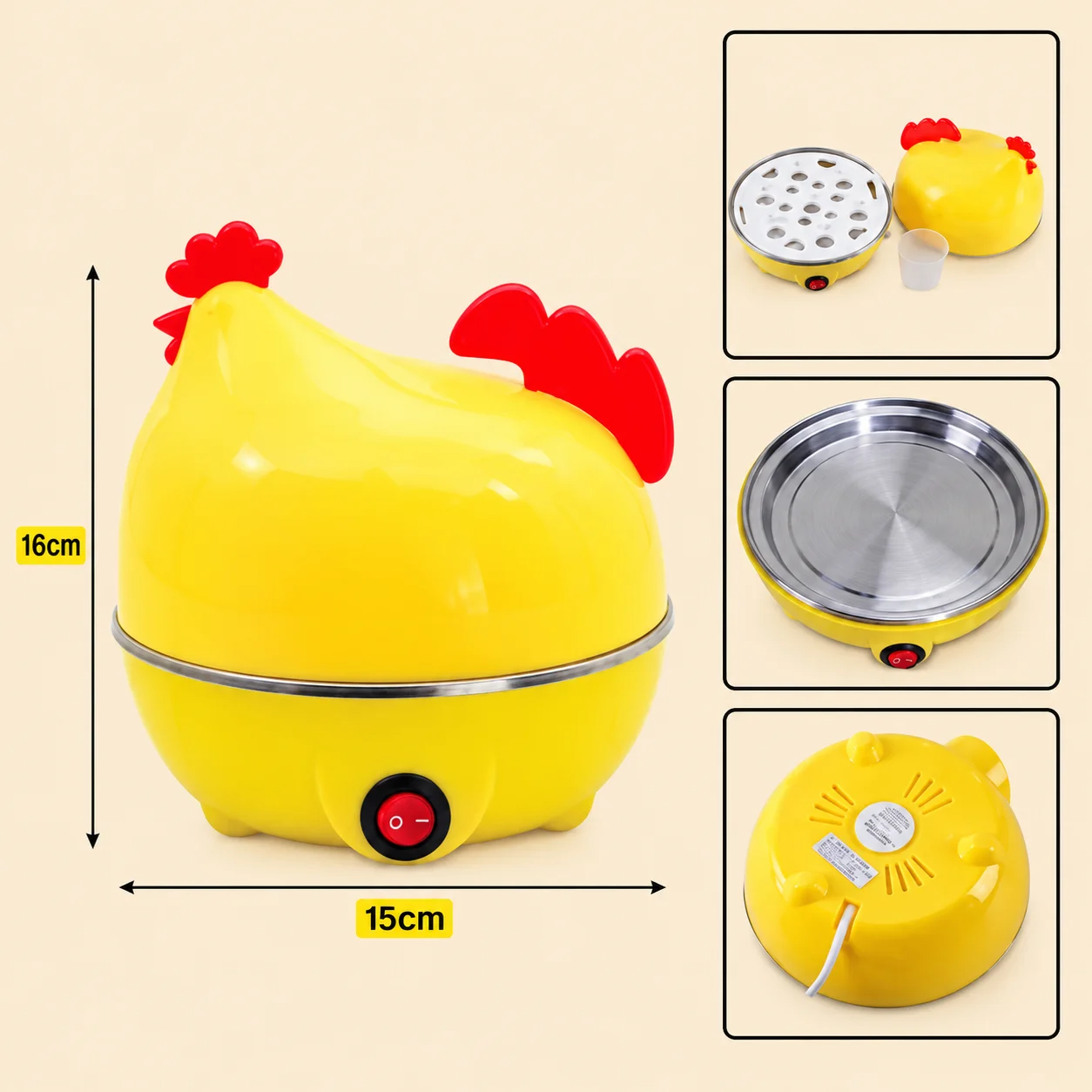 Gallina hervidora de huevos x7