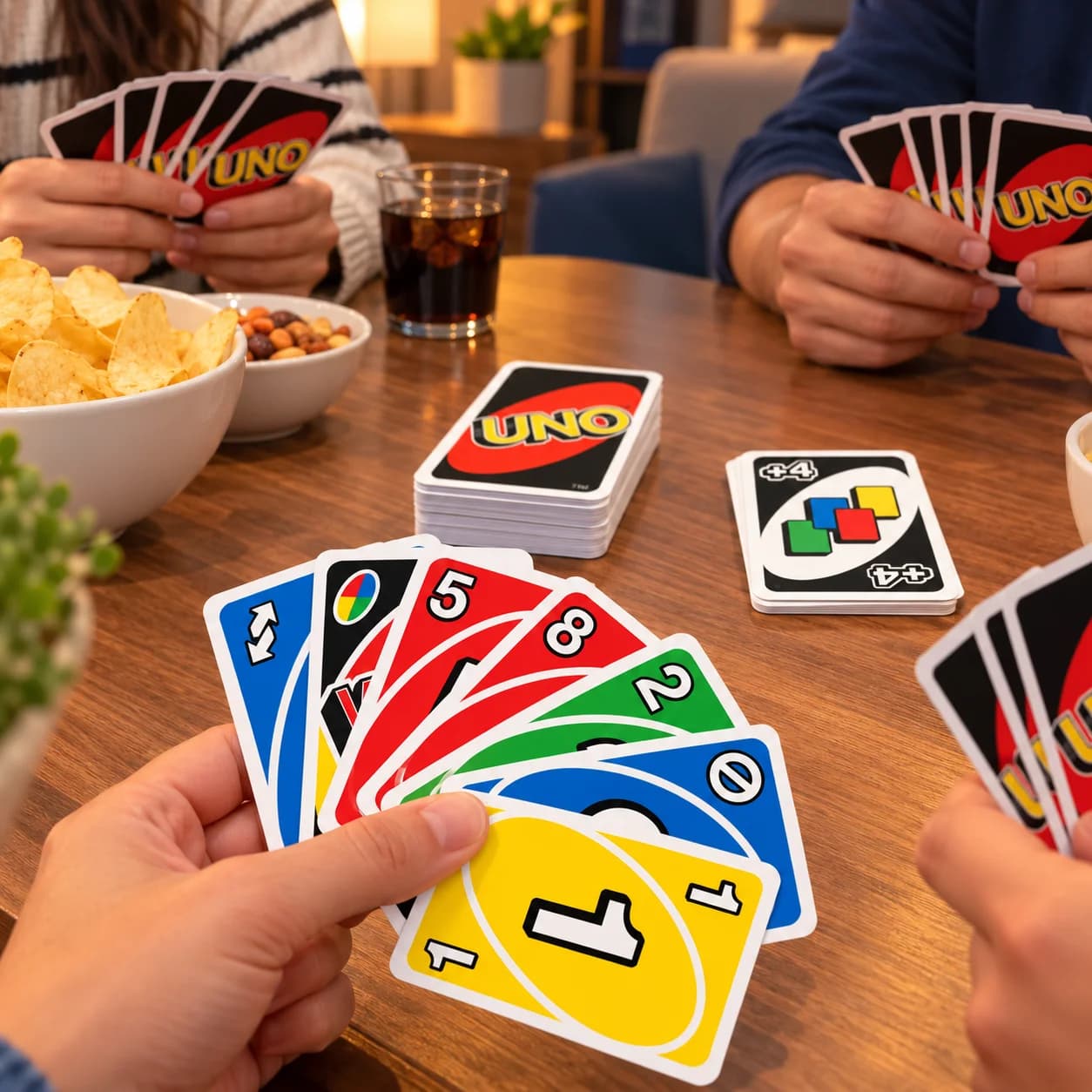 Juego de mesa cartas uno clásico