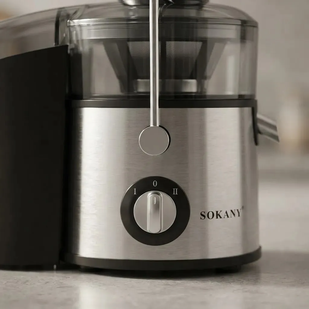 Extractor de jugos automático Sokany gris
