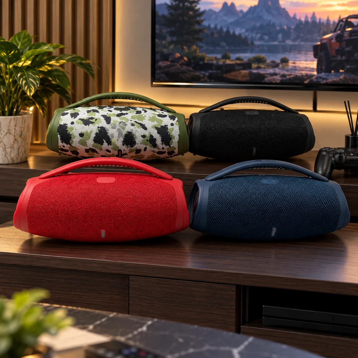 Parlante boombox 3 – sonido potente y portátil