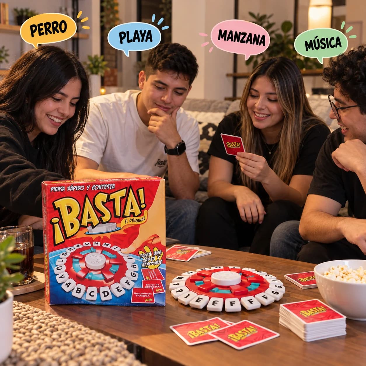 Juego basta original con ruleta